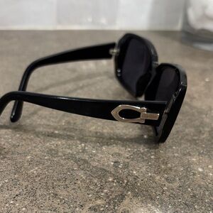 Cartier Black Sunglasses with Glossy Finish